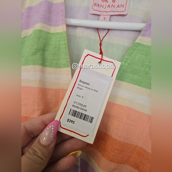 Banjanan Becca Fruit Stripe Mini Dress - Picture 7 of 8